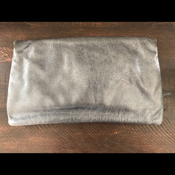 Vintage Metallic Balenciaga Envelope Clutch - Picture 7 of 10